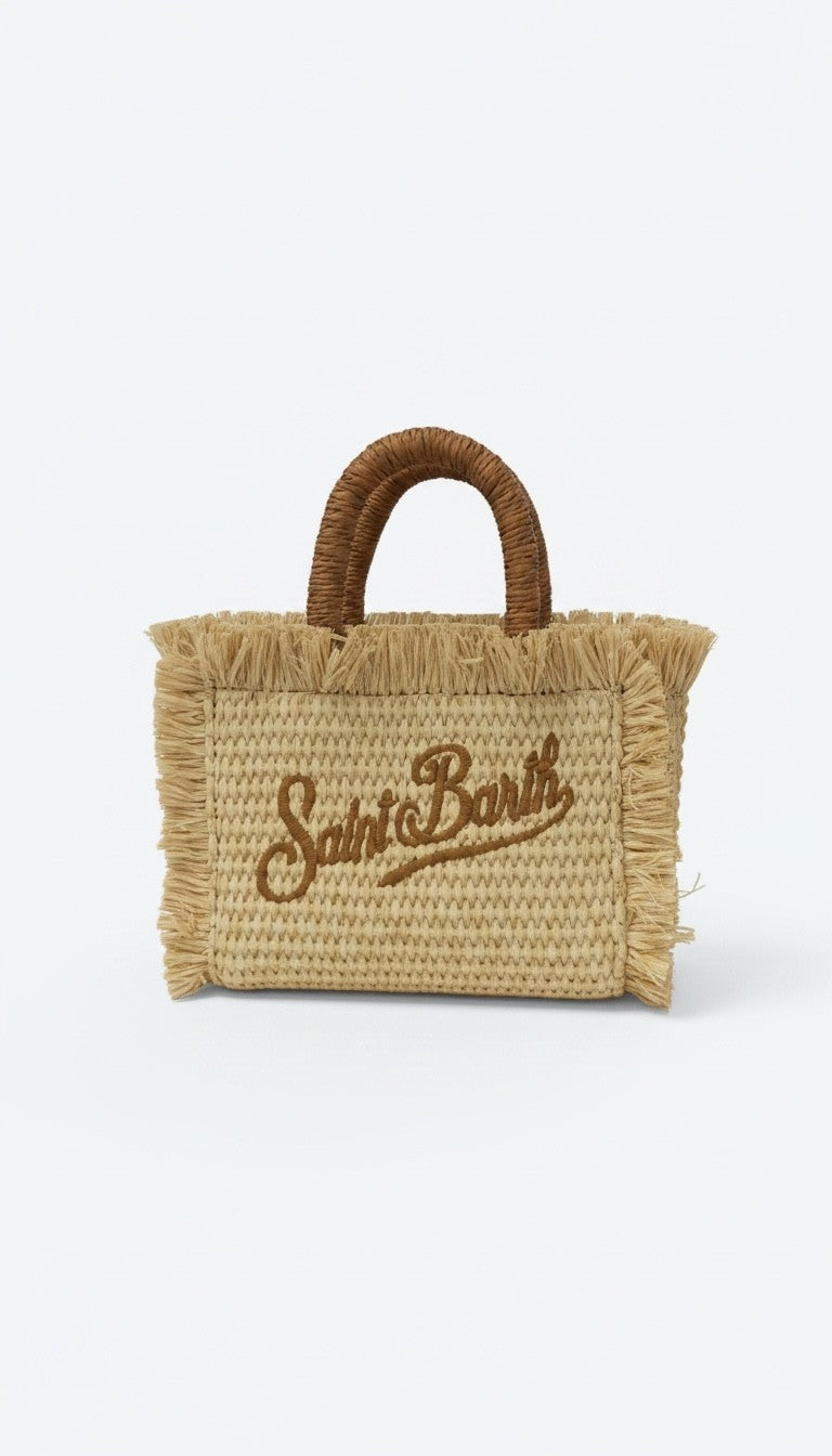 Borsa Vanity micro effetto paglia VAMI015 00368L MC2 SAINT BARTH 