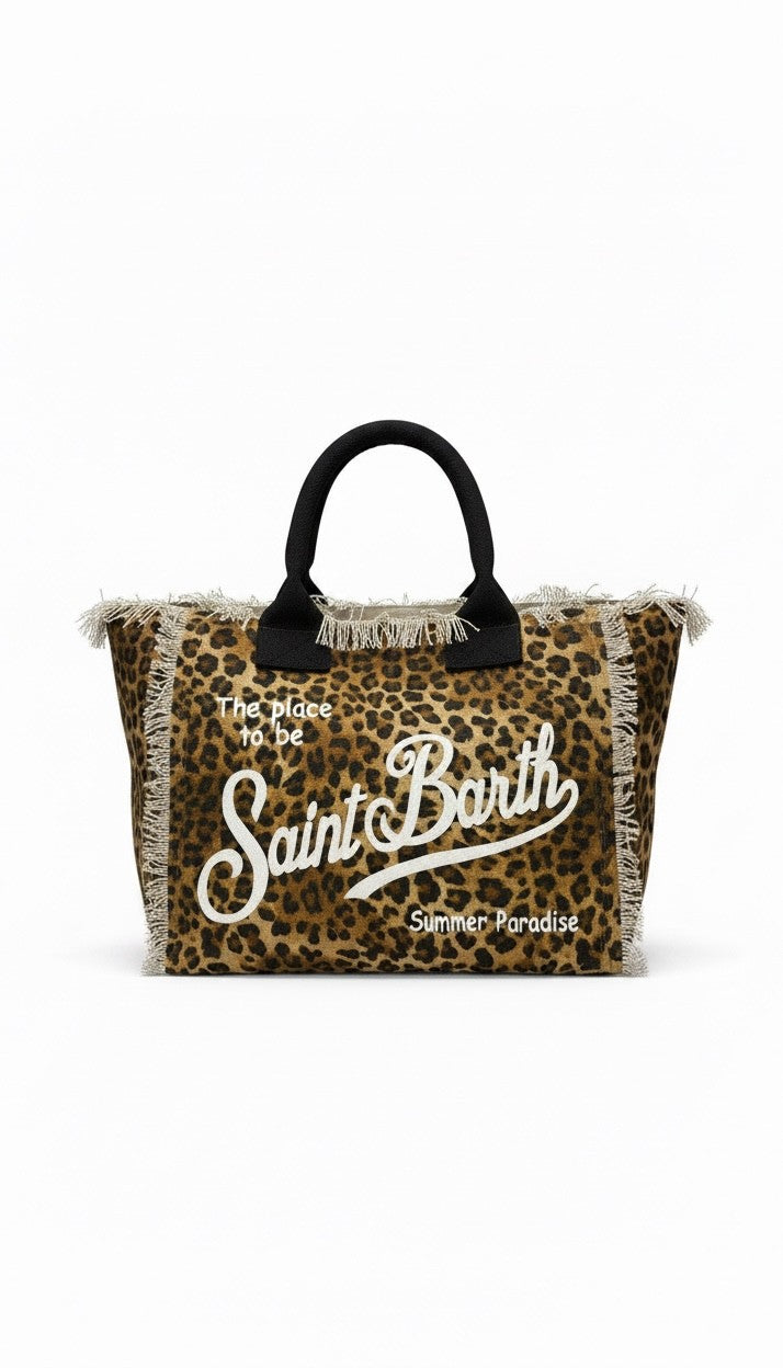 Borsa a spalla Vanity in canvas VANI001 00427L MC2 SAINT BARTH 