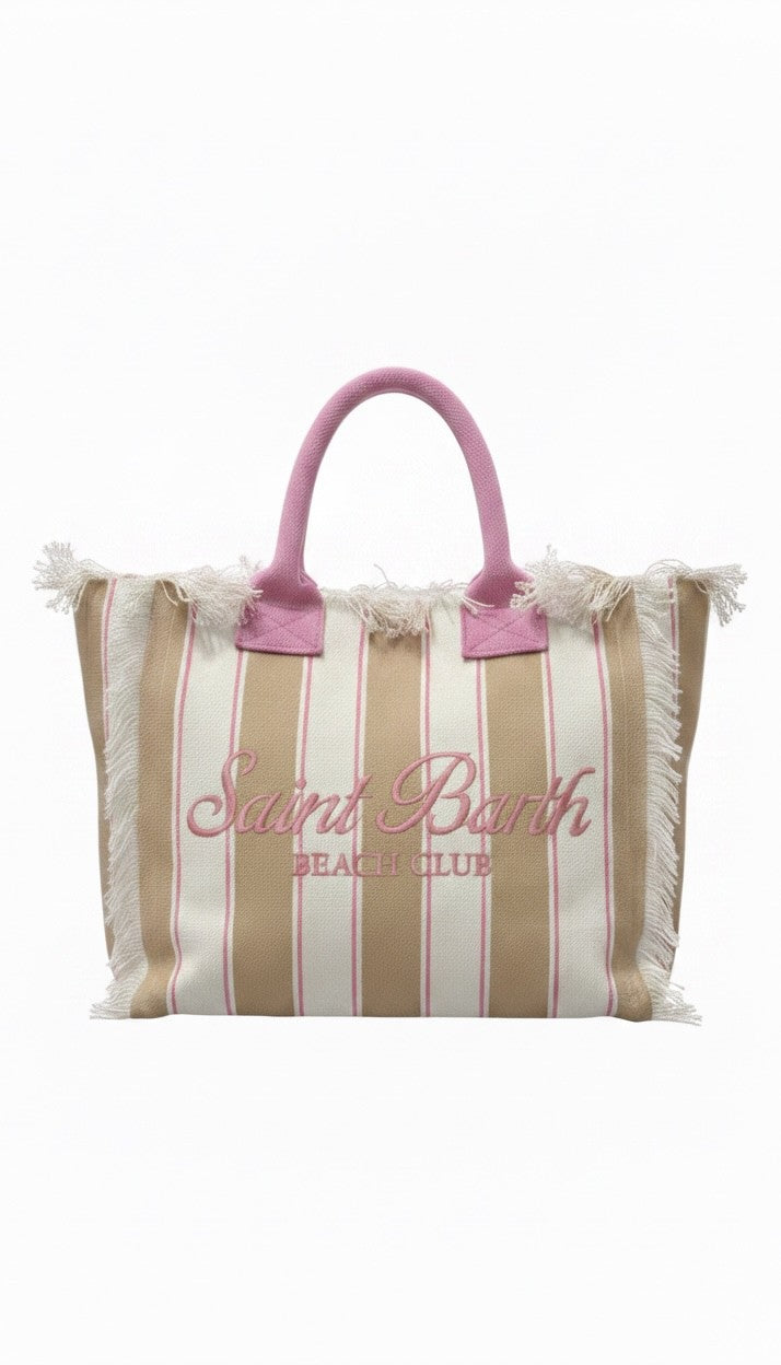 Borsa a spalla Vanity in canvas VANI001 02596L MC2 SAINT BARTH 