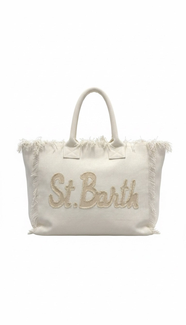 Borsa a spalla Vanity con patch VANI003 02561L MC2 SAINT BARTH 