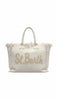 Vanity shoulder bag with patch