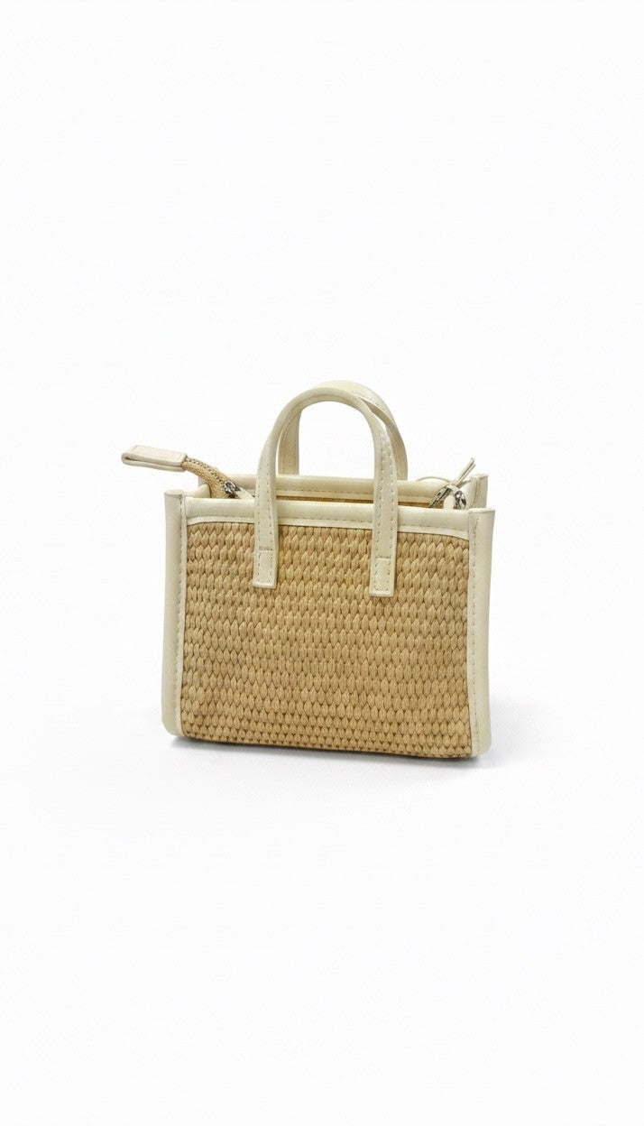 Borsa Vivian micro effetto paglia VIMS001 00200L MC2 SAINT BARTH 