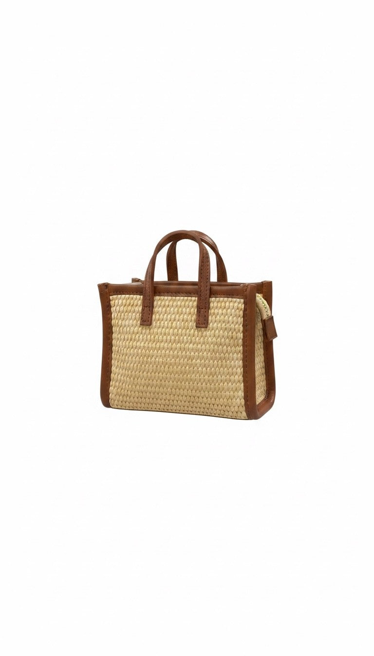 Borsa Vivian micro effetto paglia VIMS001 00368L MC2 SAINT BARTH 