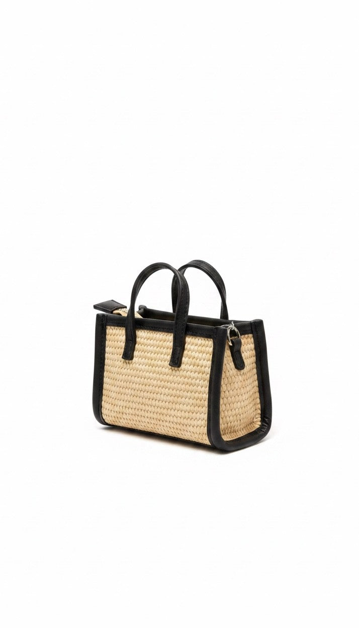 Borsa Vivian micro effetto paglia VIMS001 00421L MC2 SAINT BARTH 