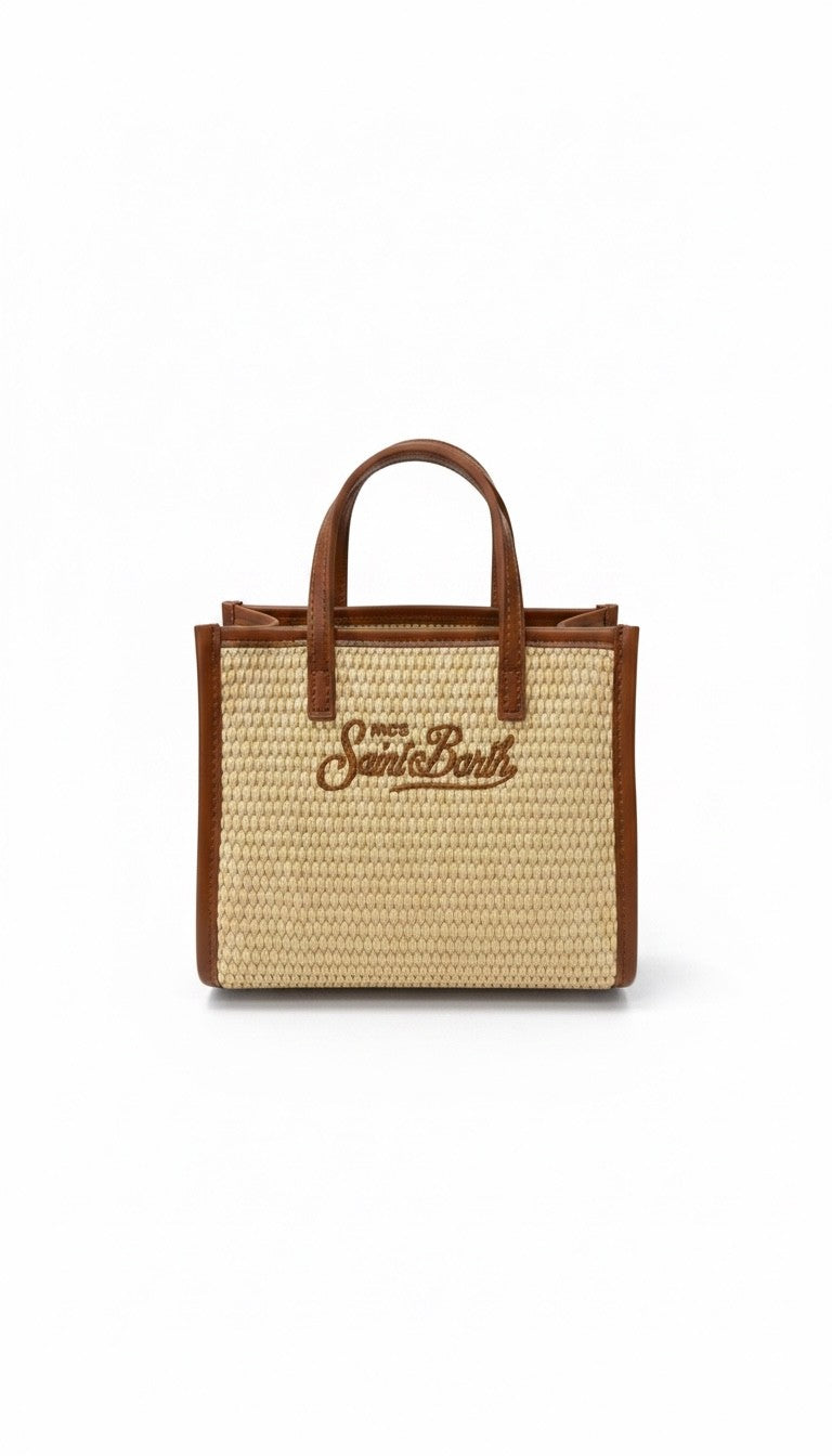 Borsa Vivian mini effetto paglia VIVM001 00368L MC2 SAINT BARTH 