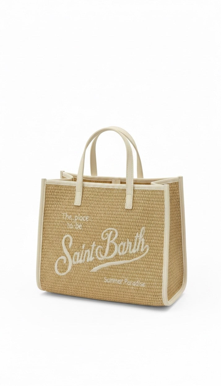 Borsa Vivian medium  effetto paglia VVID001 00200L MC2 SAINT BARTH 