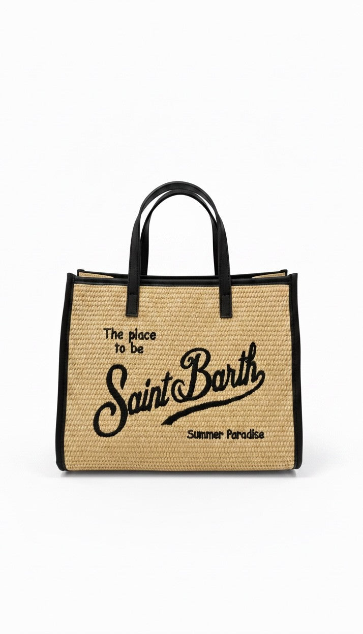 Borsa Vivian medium  effetto paglia VVID001 00421L MC2 SAINT BARTH 