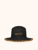 Cappello in paglia nero