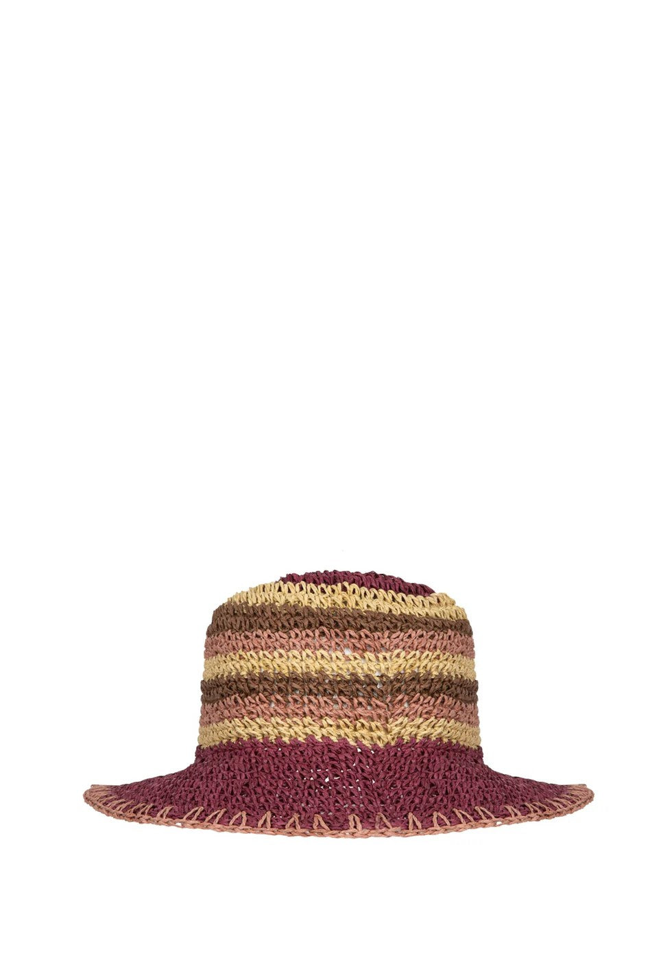 Cappello in paglia plum MA26SW0210 PL ME FUI 