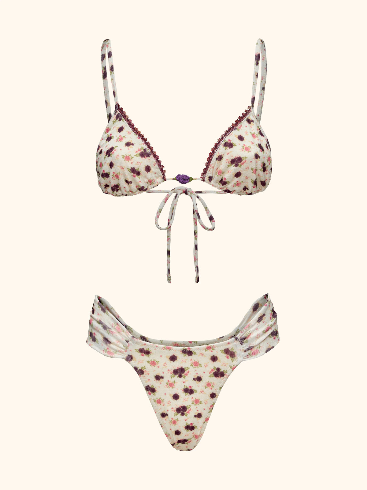 Bikini triangolo con slip fisso MF26SW0200X 01 ME FUI 
