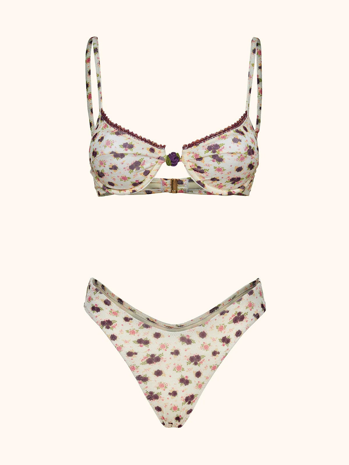 Bikini reggiseno ferretto con slip fisso MF26SW0202X 01 ME FUI 