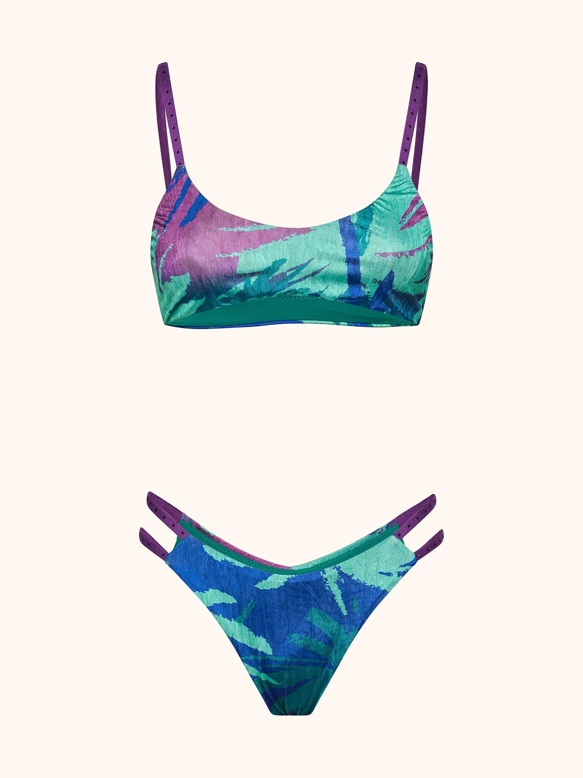 Bikini donna  top con slip fissp fantasia MF26SW0831X 45 ME FUI 