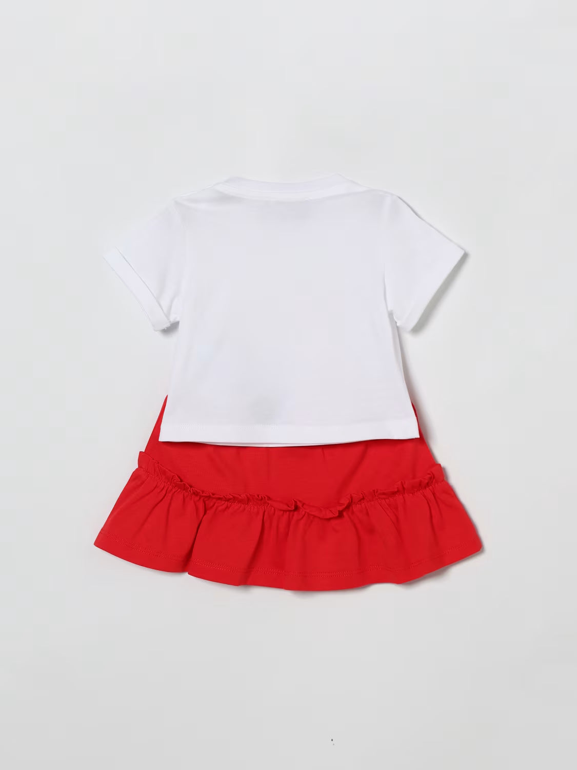 Coordinato con stampa Teddy MDG01TLAA02 82298 MOSCHINO BABY 