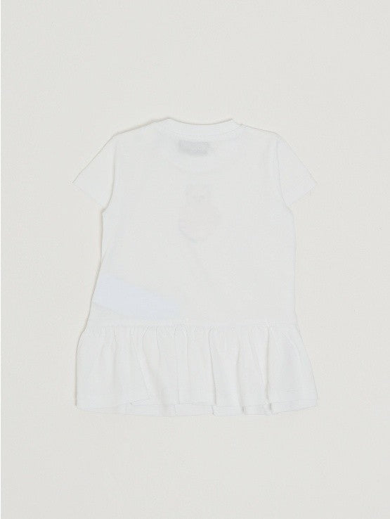 Abito neonato con stampa MDV0DJLAA02 10101 MOSCHINO BABY 
