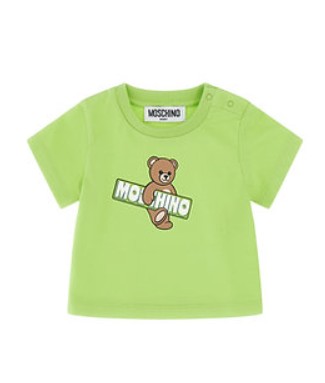 T-shirt in jersey pique MOM031LFA07 30355 MOSCHINO BABY 