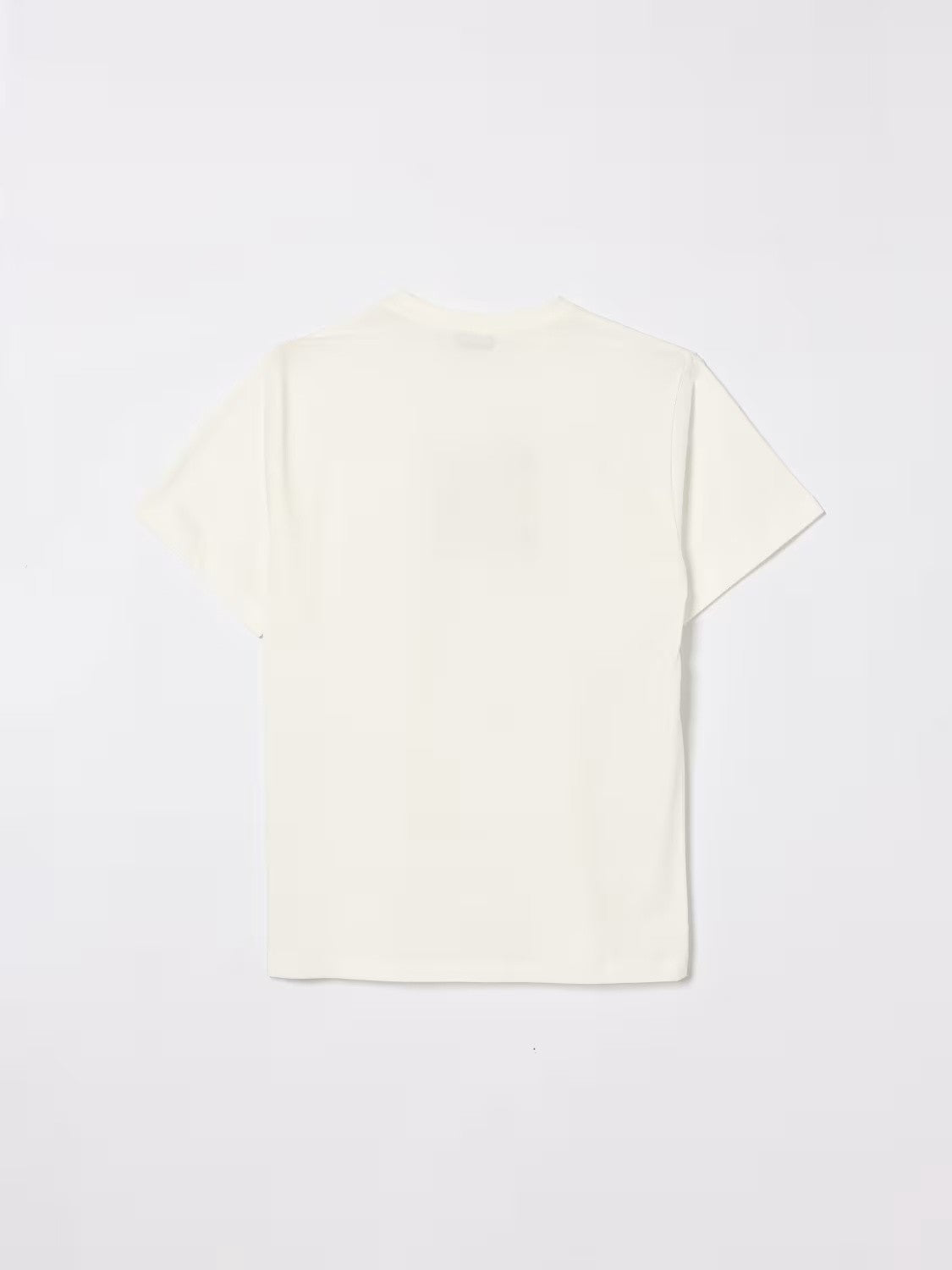T-shirt in cotone con logo Moschino H5M05GLAA23 10063A MOSCHINO KID 
