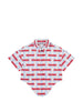 Camicia con motivo a righe