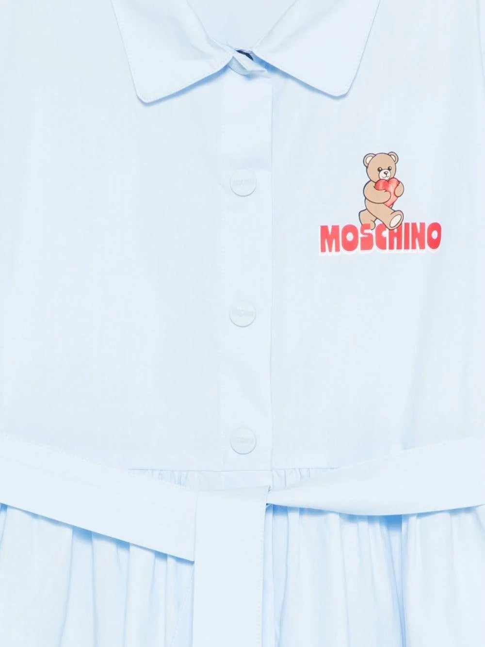 Abito con stampa Teddy Bear HAV0EOLLA10 40543 MOSCHINO KID 