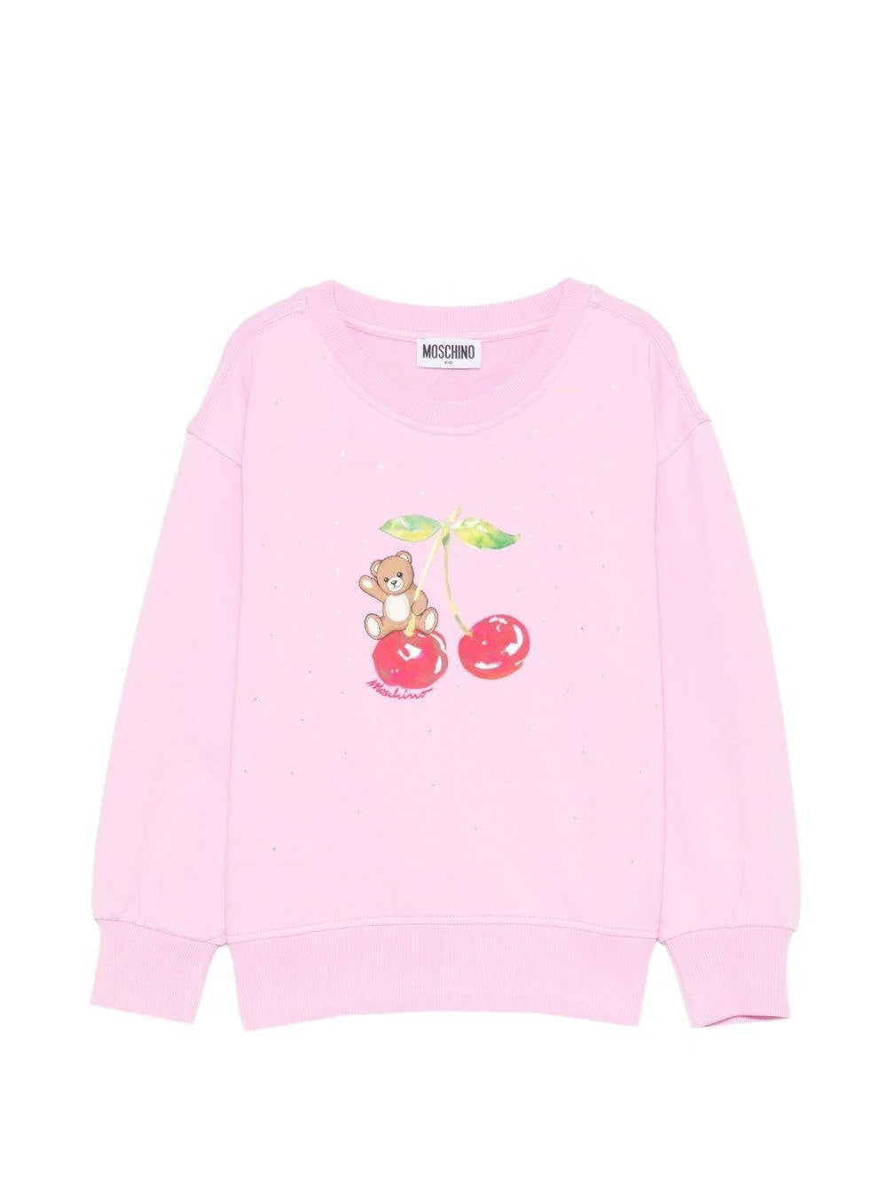 Felpa con stampa grafica Teddy Bear HDF06OLDA25 51473 MOSCHINO KID 