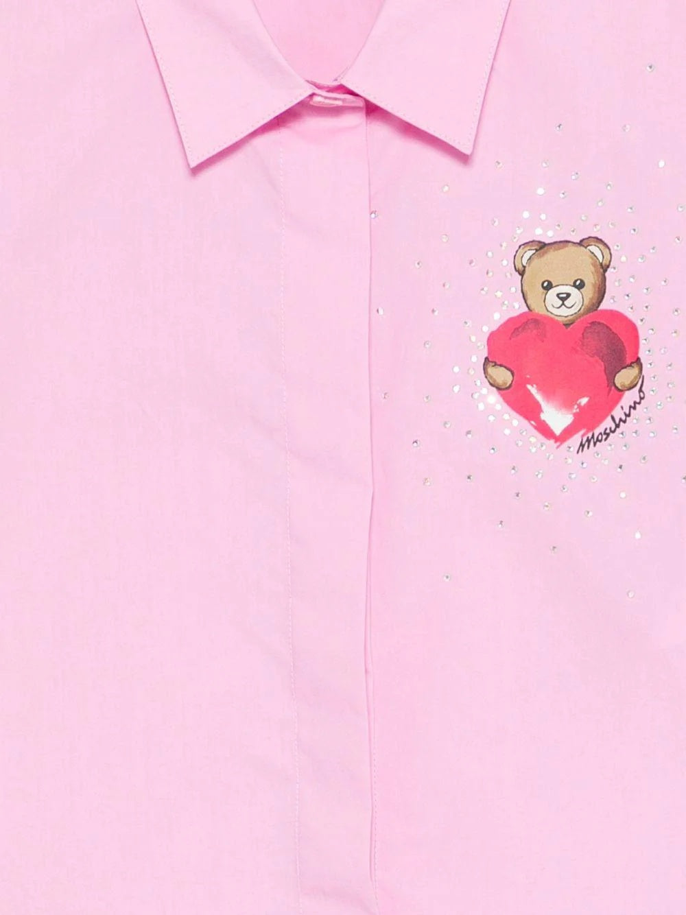 Set camicia e shorts con motivo Teddy Bear HDG01LLLA10 51473A MOSCHINO KID 