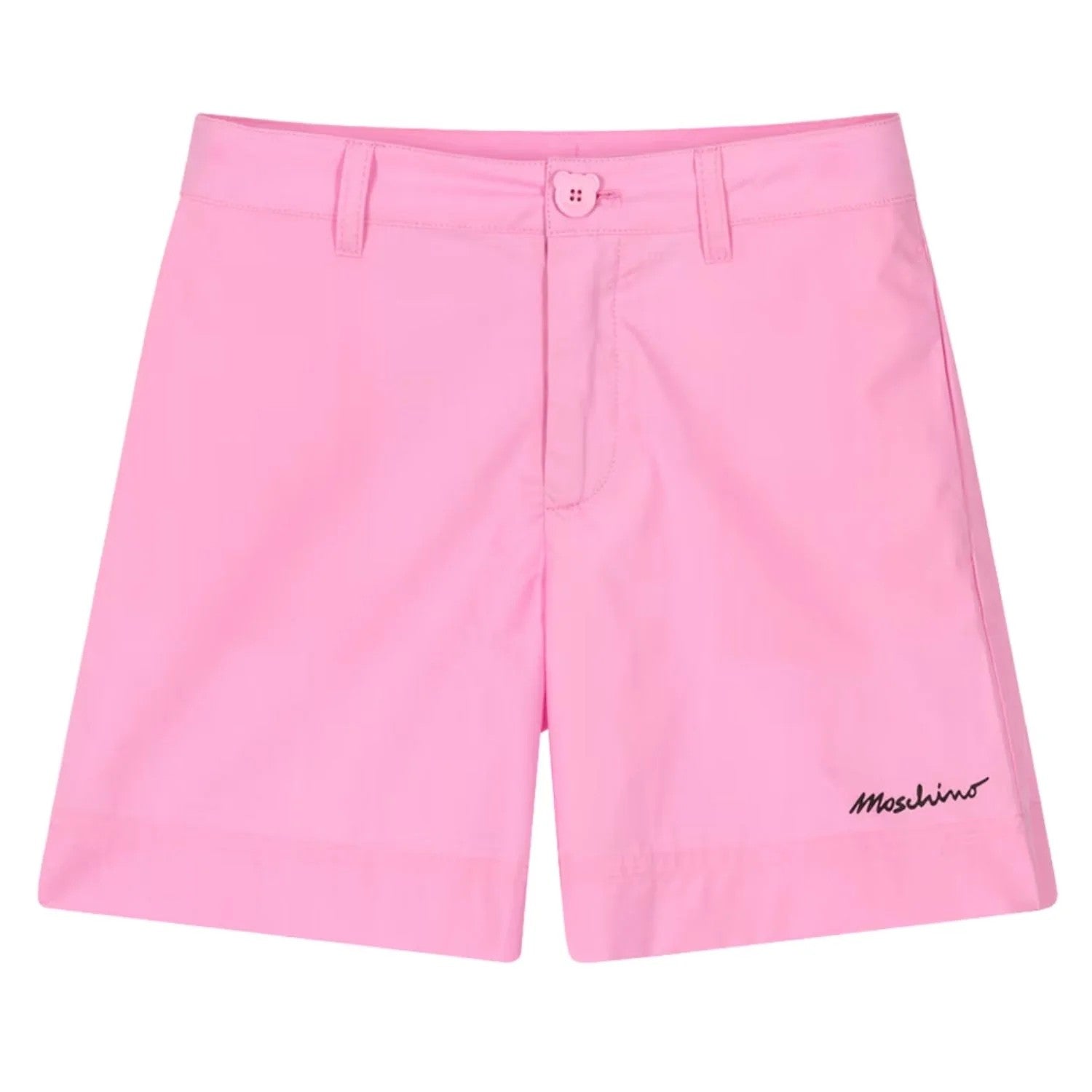 Set camicia e shorts rosa con motivo Teddy Bear HDG01LLLA10 51473 MOSCHINO KID 