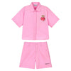 Pink Teddy Bear print shirt and shorts set