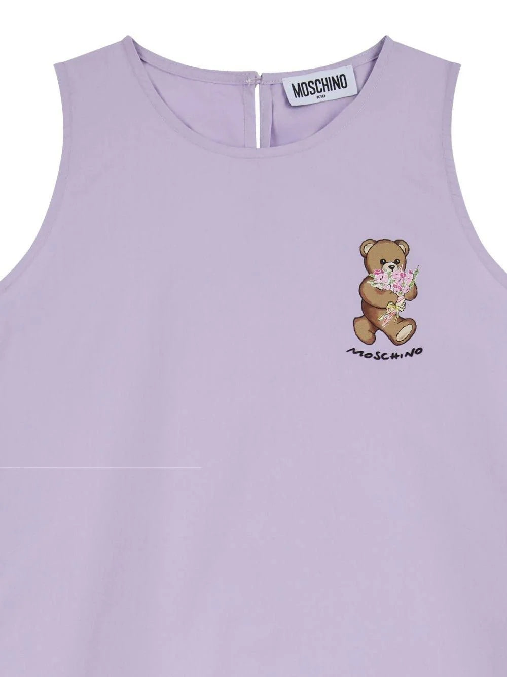 Abito con stampa sul davanti HDV0HELLA10 51683A MOSCHINO KID 