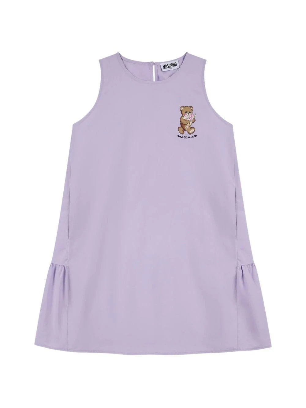 Abito con stampa sul davanti HDV0HELLA10 51683A MOSCHINO KID 
