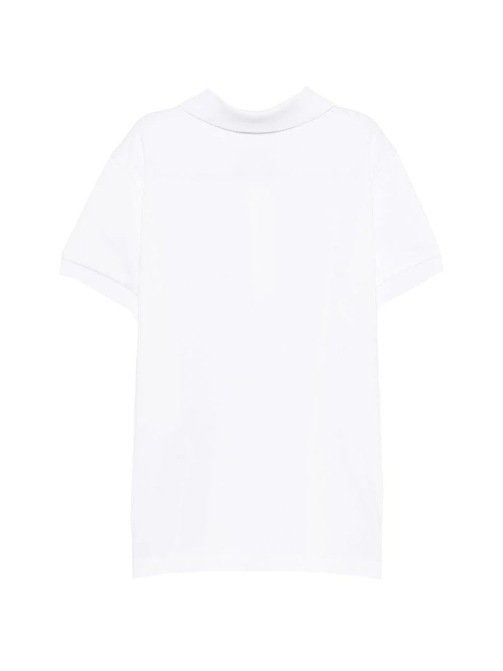T-shirt con colletto stile polo HTM03YLFA09 10101A MOSCHINO KID 
