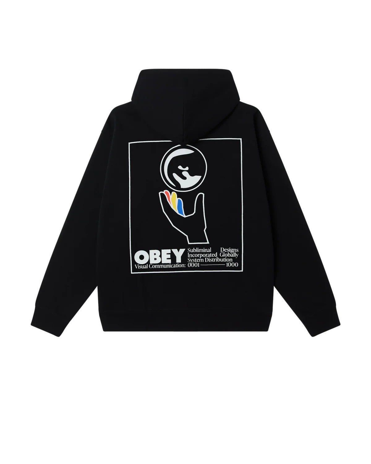 Global system pullover 118224303 BLK OBEY 