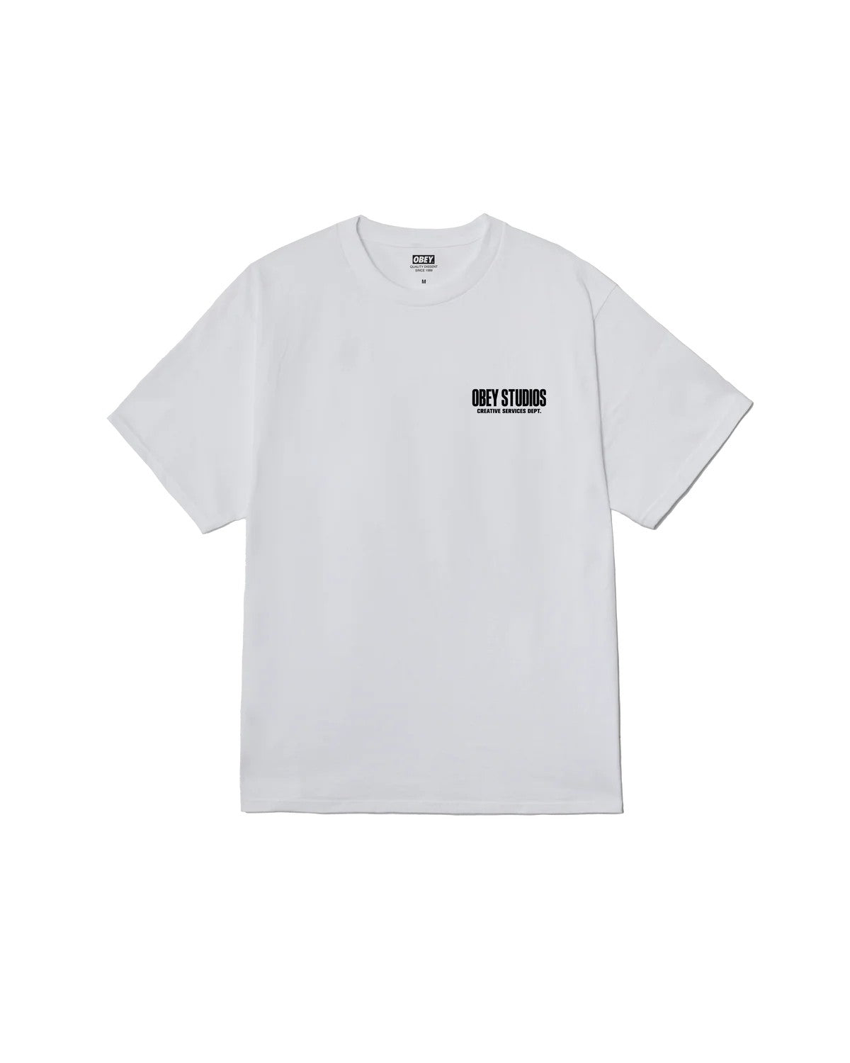 Creative services dept. classic t-shirt 165264301 WHT OBEY 