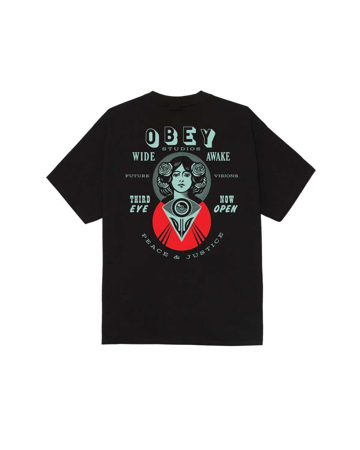 Make art third eye classic t-shirt 165264330 BLK OBEY 
