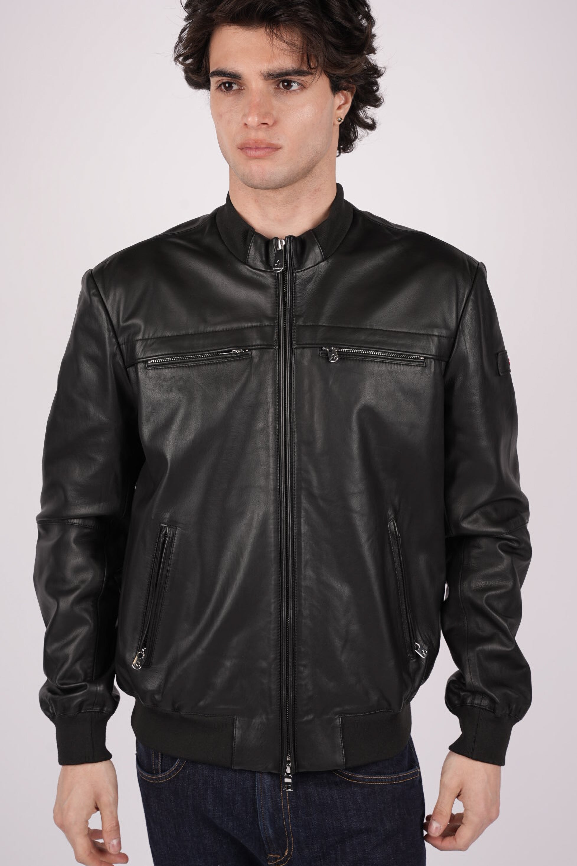 Giacca in pelle PEU5411 NER PEUTEREY 