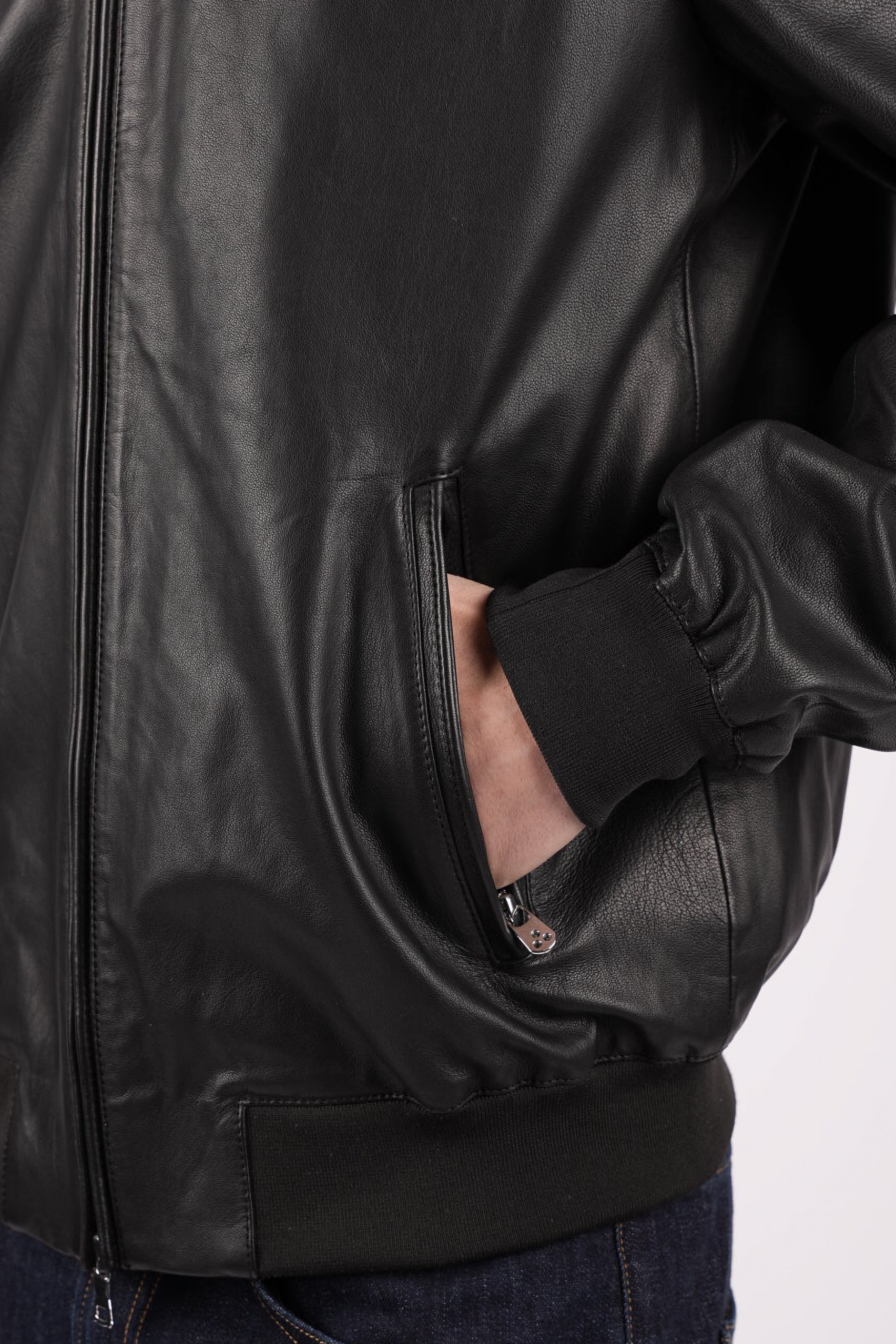 Giacca in pelle PEU5411 NER PEUTEREY 