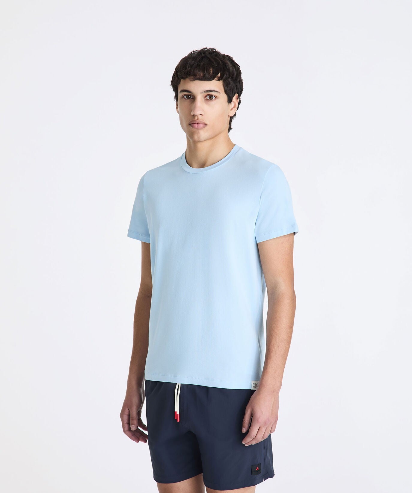 New Sorbus T-shirt in cotone stretch e logo stampato PEU5848 290 PEUTEREY 