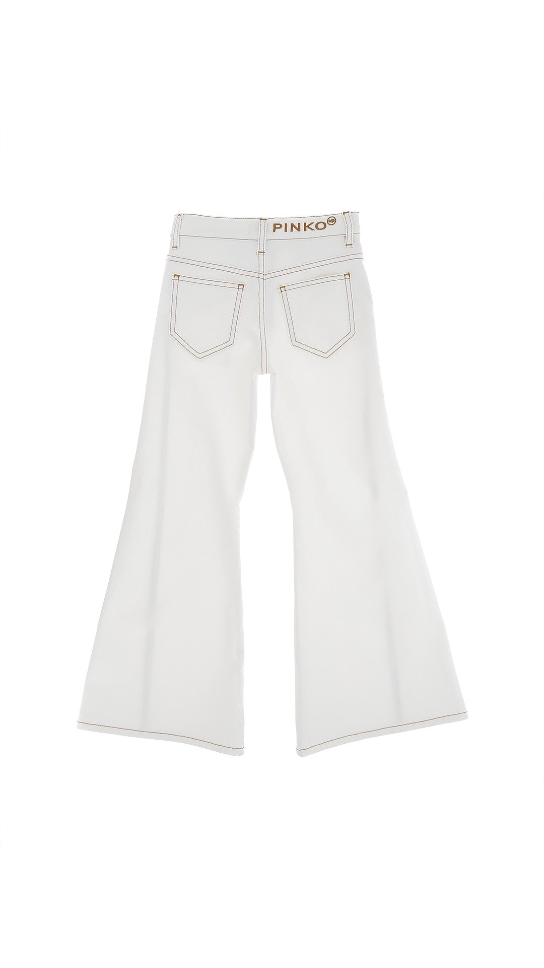 Jeans flared bianco Pinko kids KFPA055CDS061 0994 PINKO 