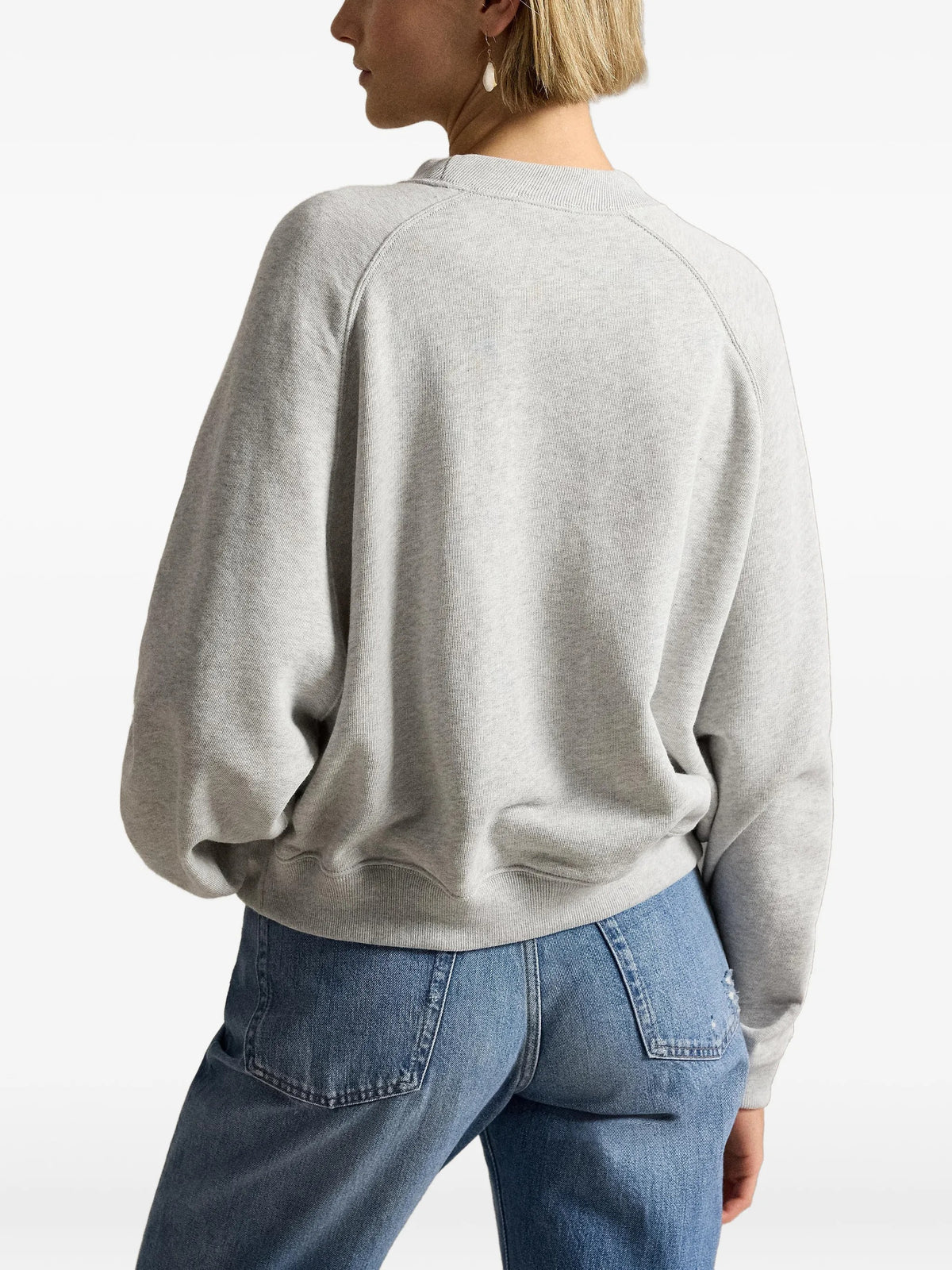 Felpa a scollo grande con stampa Polo Bear 211A96185 001 POLO RALPH LAUREN 