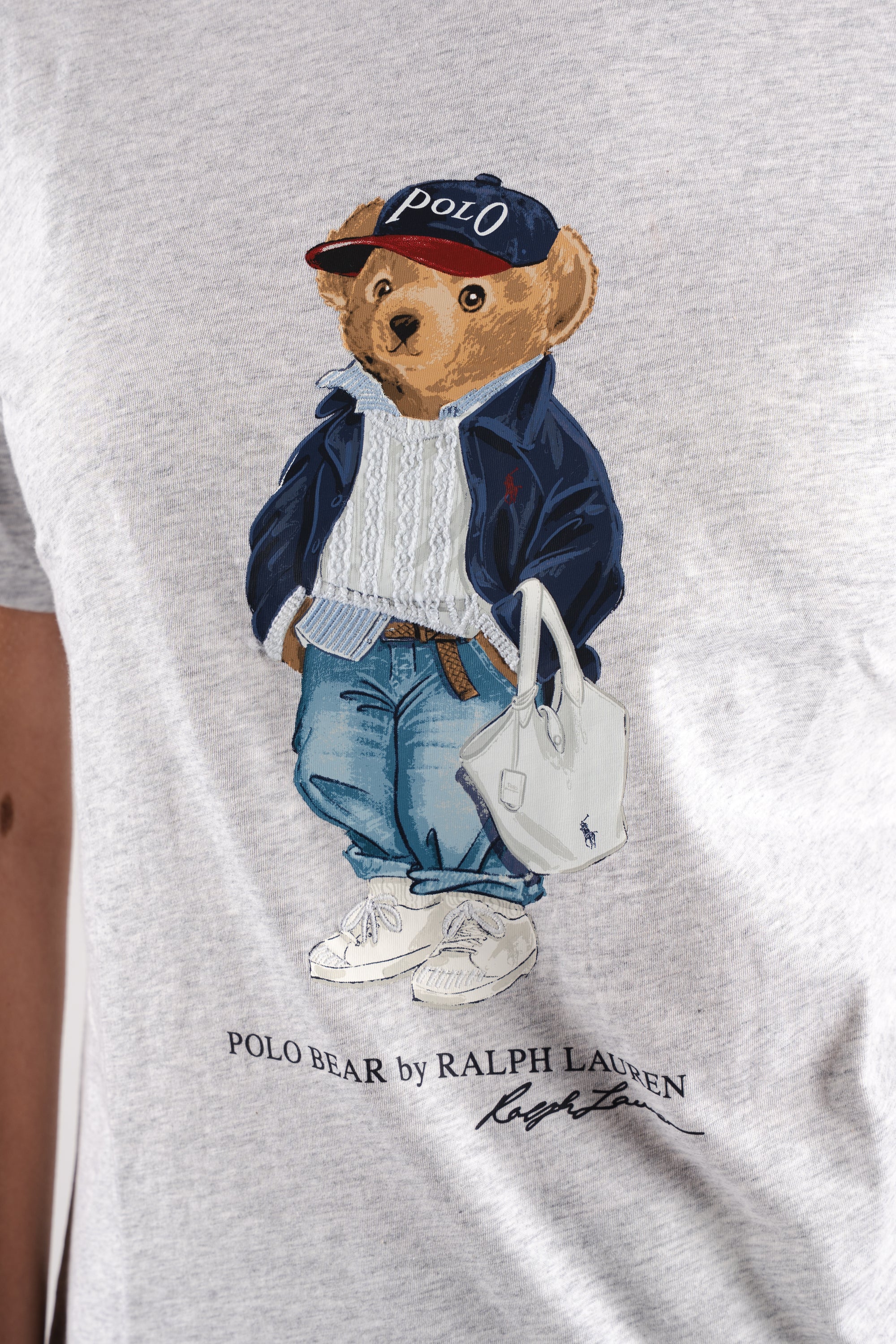 T-shirt in cotone con Polo Bear 211A96261 001 POLO RALPH LAUREN 