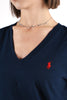 T-shirt con scollo a V