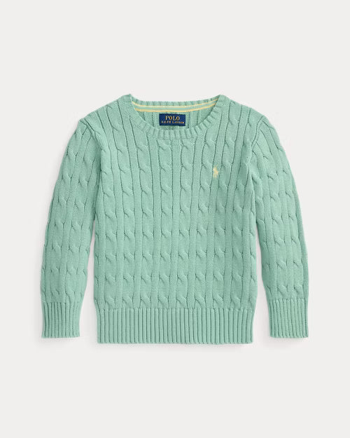 Maglia in cotone a trecce 322702674 509 POLO RALPH LAUREN 