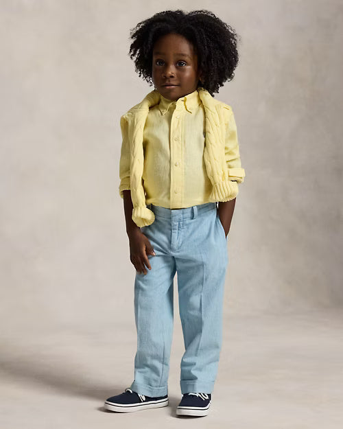 Camicia in lino 322967600 504 POLO RALPH LAUREN 