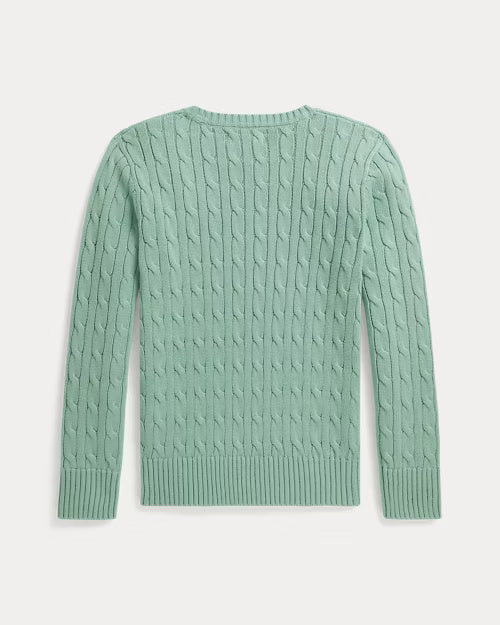 Maglia in cotone a trecce 323702674 505 POLO RALPH LAUREN 