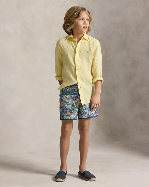 Camicia in lino 323967600 503 POLO RALPH LAUREN 