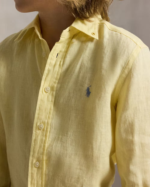 Camicia in lino 323967600 503 POLO RALPH LAUREN 