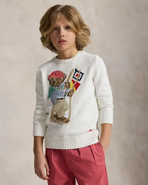 Maglia Polo Bear in cotone 323A12203 001 POLO RALPH LAUREN 