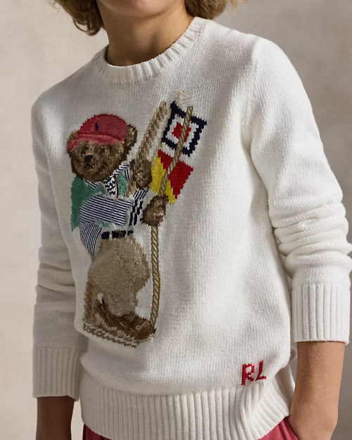 Maglia Polo Bear in cotone 323A12203 001 POLO RALPH LAUREN 
