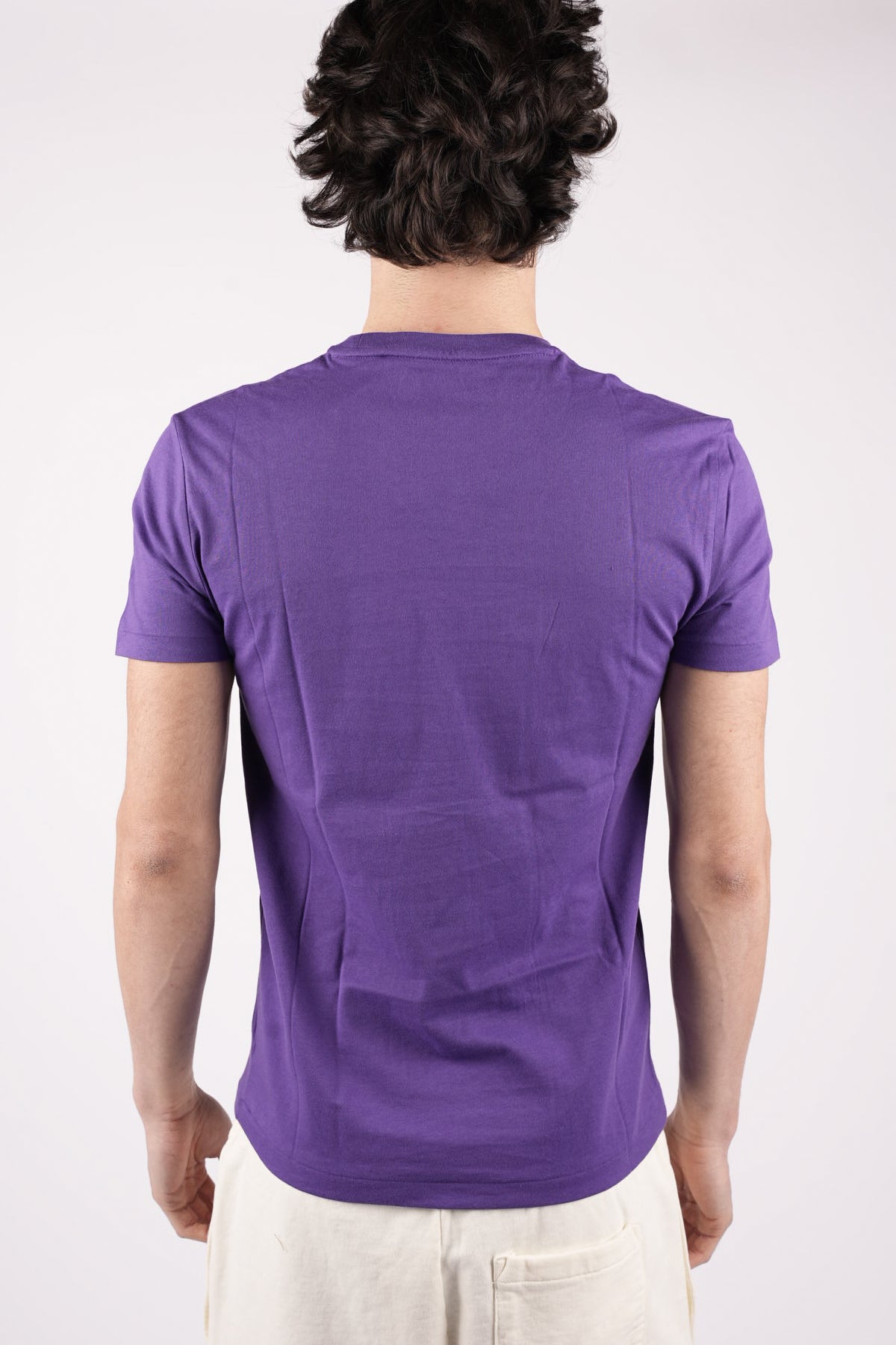 T-shirt con logo a contrasto 710671438 509 POLO RALPH LAUREN 