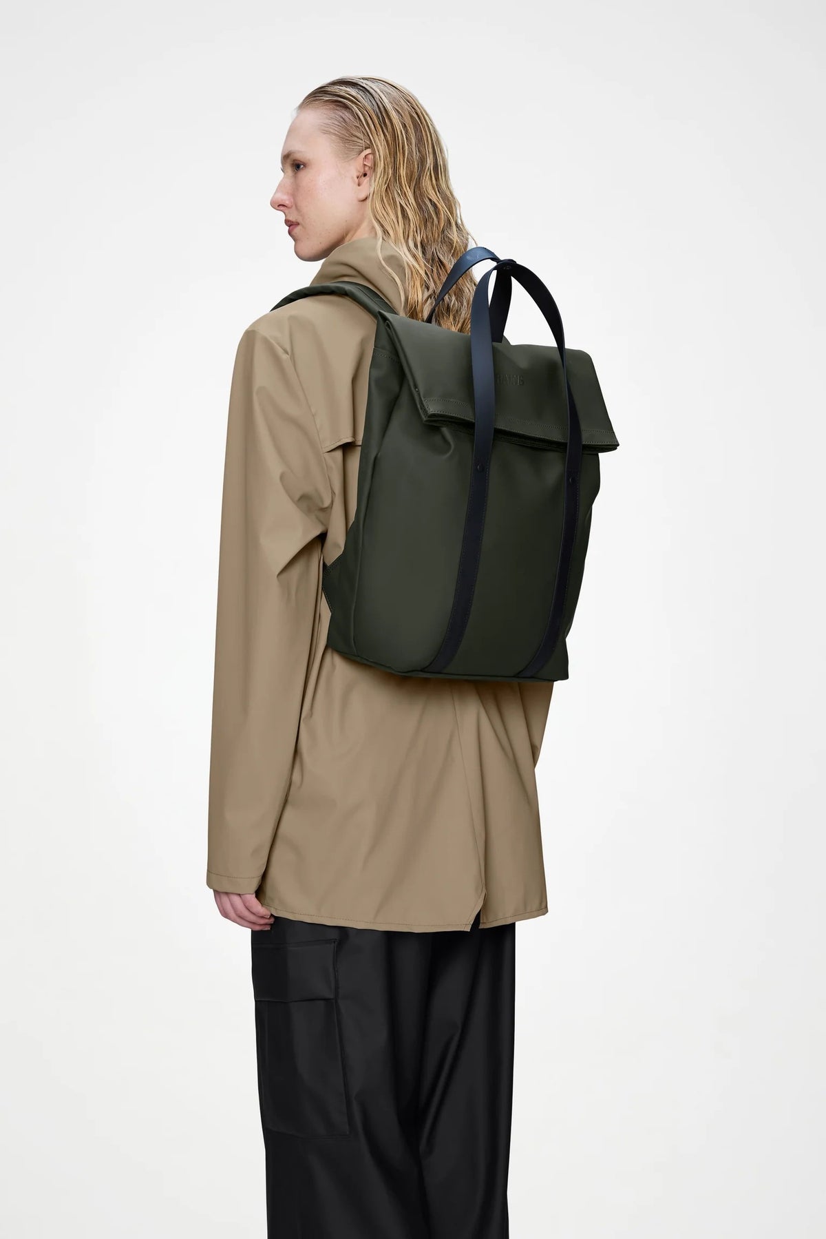 2 Way tote backpack RA12940 GRE RAINS 