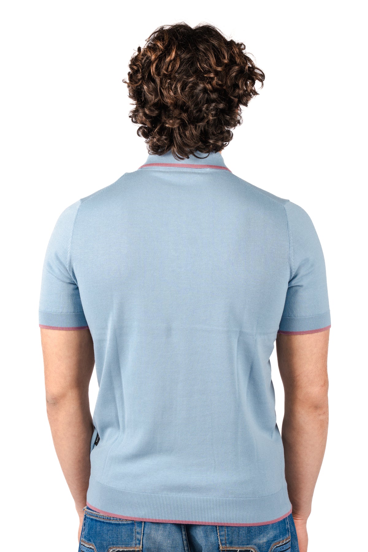Polo con dettagli a contrasto R5012M261 FOG REFRIGUE 