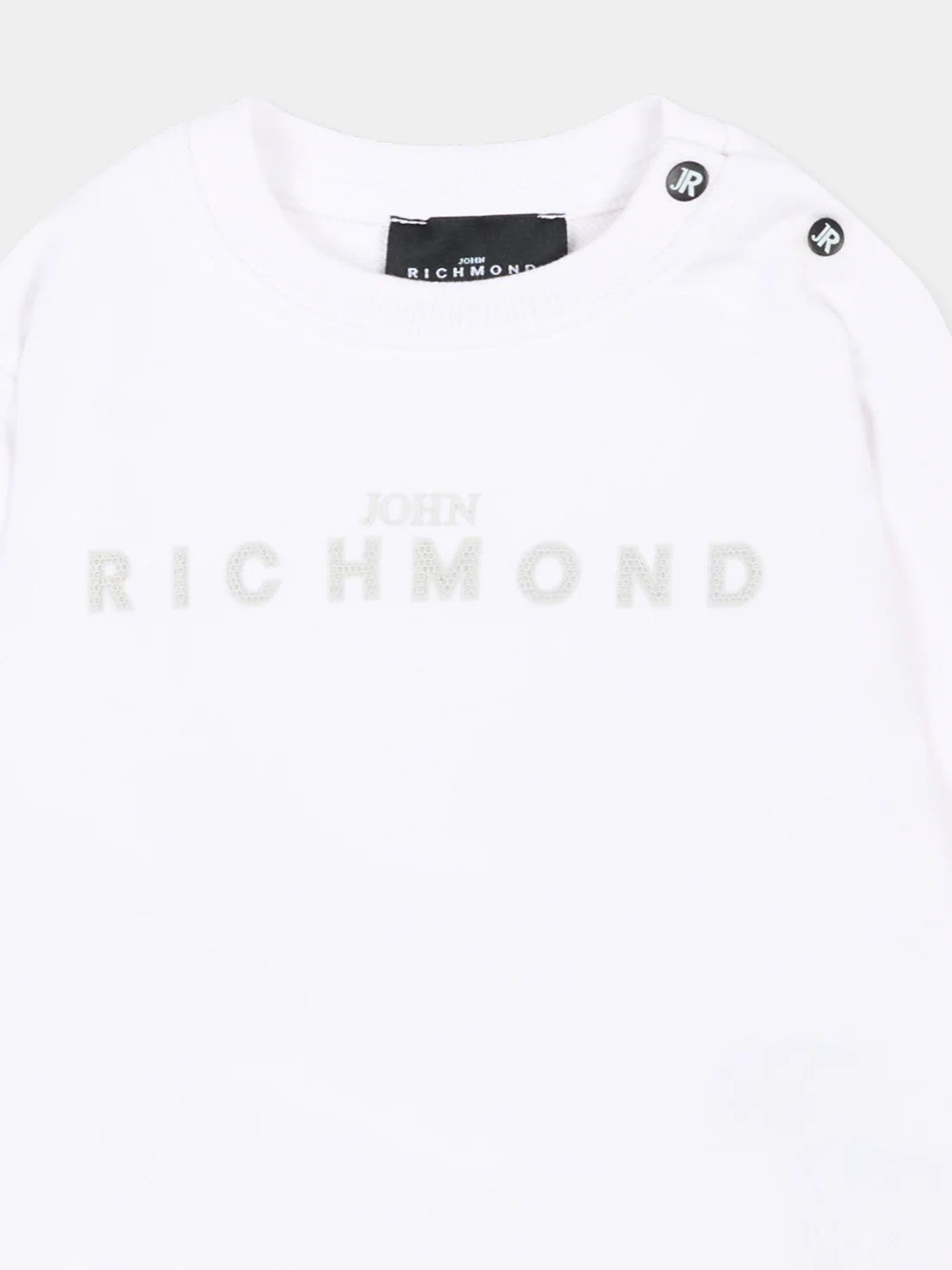 Felpa con logo RBP26001FE WHITE RICHMOND 